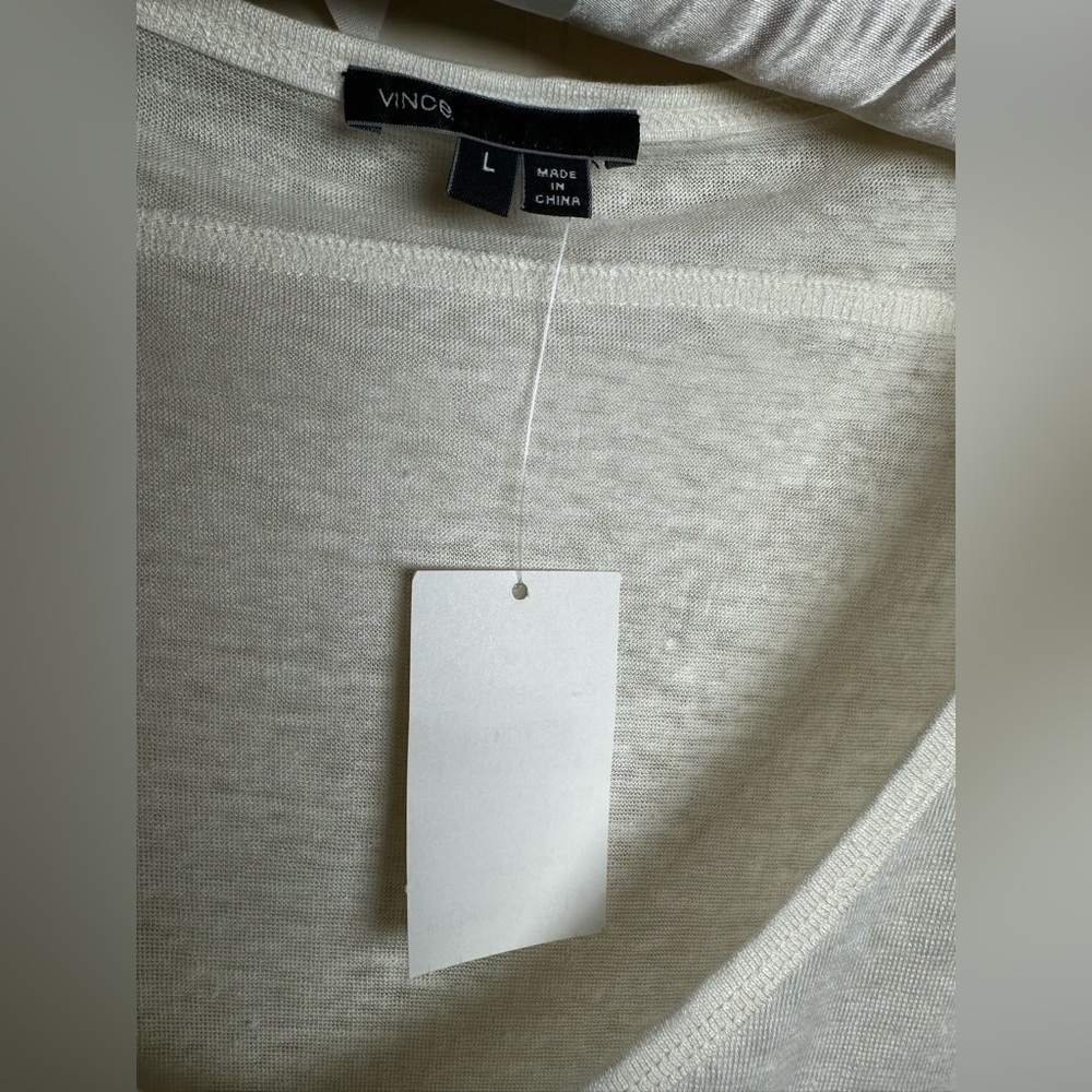 Vince cream Short Sleeve Tee - Picture 3 of 9